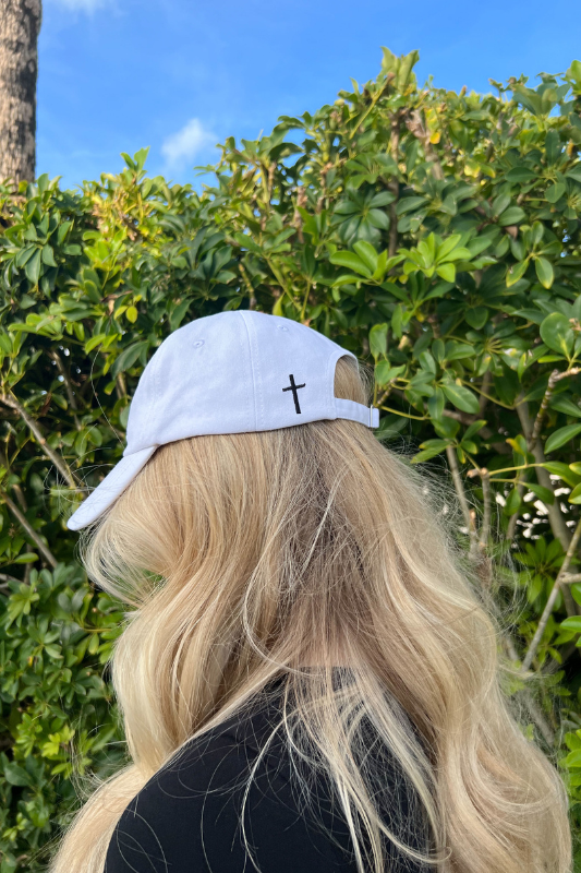 Chosen Embroidered Hat in White